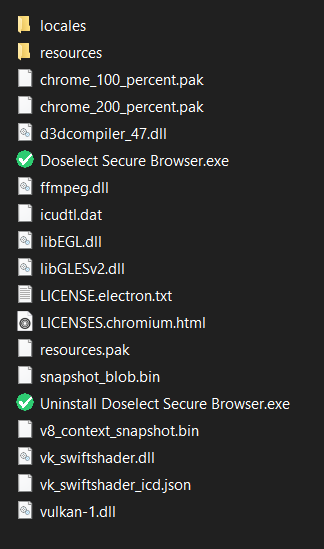 DoSelect app directory structure